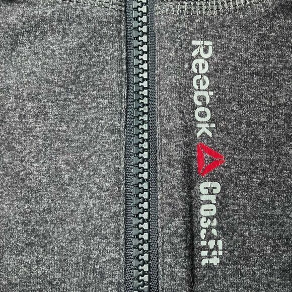 Reebok CrossFit Workout Jacket in Grey Heather/Grey Women’s S - Picture 3 of 11